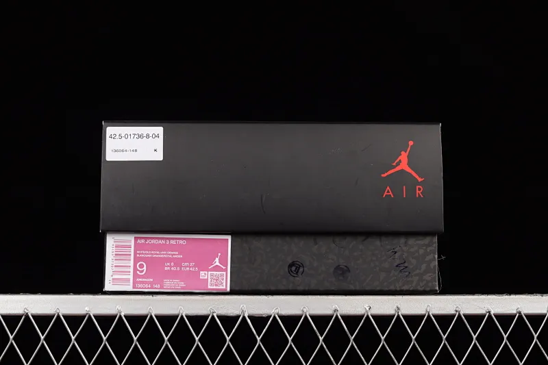 All categories Air Jordan Jordan series basketball shoes Air Jordan 3 pure original version Air Jordan 3 Retro "Knicks" AJ3 Joe 3 Knicks color matching 136064-148